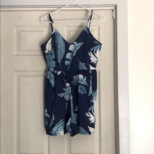 Spaghetti strap romper